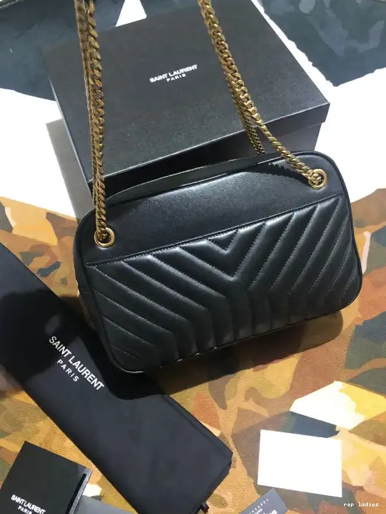 Repladies REP SMOOTH Y-QUILTED CAMERA YSL IN LEATHER JOAN BAG 0514